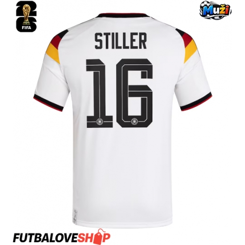 Dres Nemecko Angelo Stiller #16 Domáci MS 2026 Krátky Rukáv
